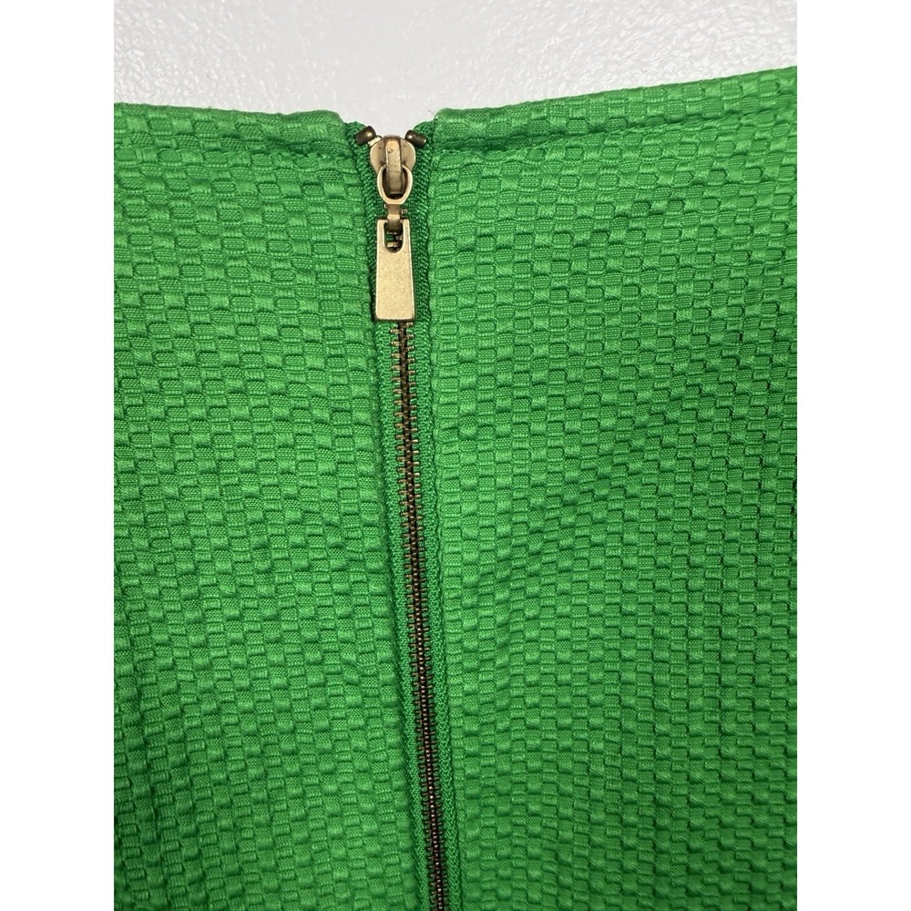 Spring wedding‎ guest dress Laundry by Shelli Segal Lime green Cotton Size 12 - Picture 8 of 16